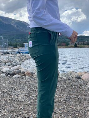 Men's Topo Design Green Climb Pants - one of a kind circa 2018